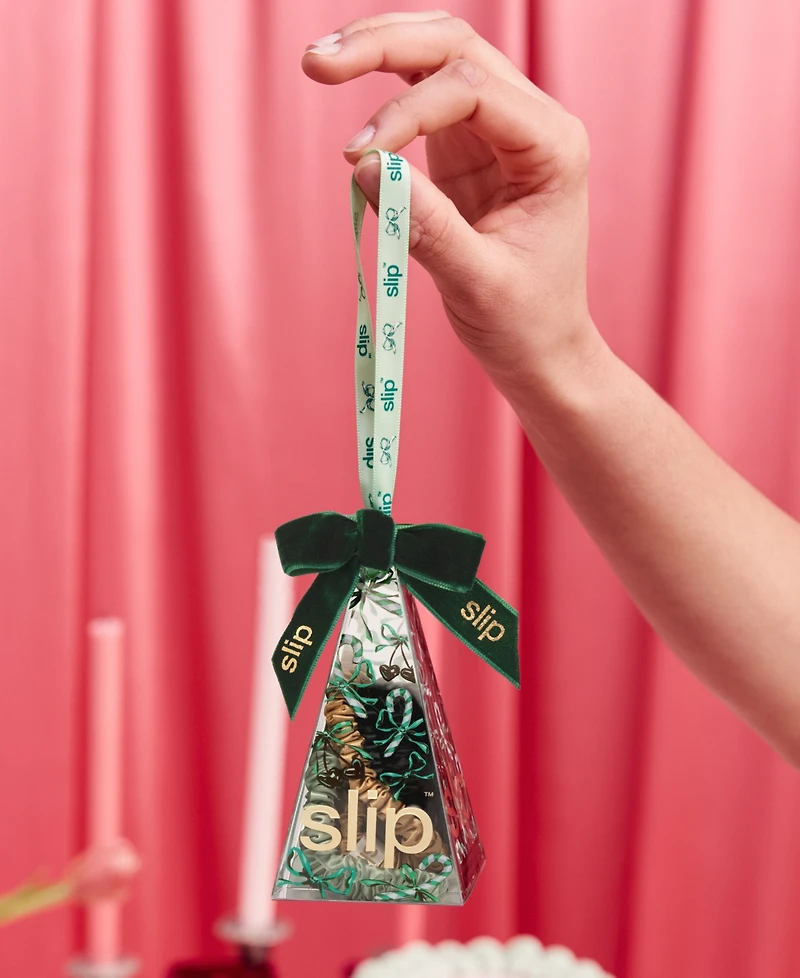 Slip 4-Pc. Pure Silk Sweetie Pie Skinny Scrunchies Set