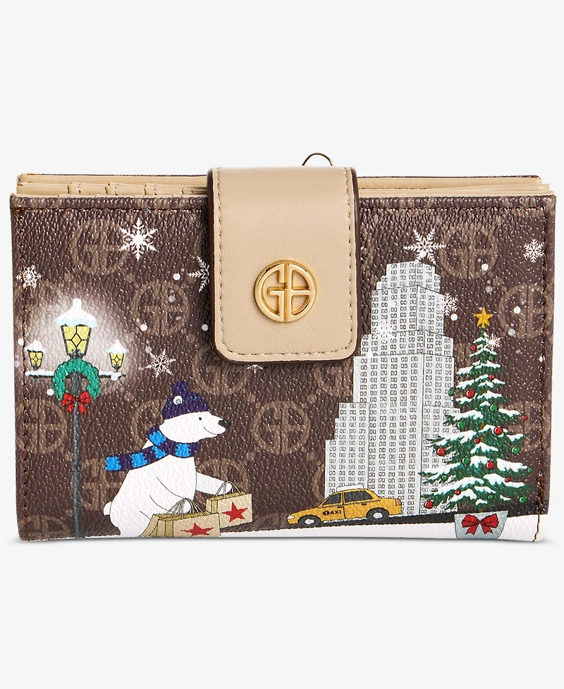 Giani Bernini Bears Framed Indexer Wallet, Macy's Exclusive
