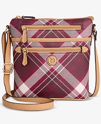 Giani Bernini Plaid North South Crossbody Bag, Macy's Exclusive