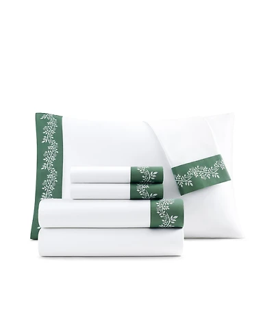 Fairfield Square Collection Brookline 1400 Thread Count 6 Pc. Sheet Set, Queen, Exclusively at Macy's