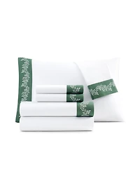 Fairfield Square Collection Brookline 1400 Thread Count 6 Pc. Sheet Set, Queen, Exclusively at Macy's
