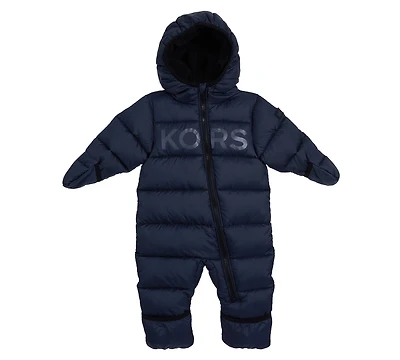 Michael Kors Baby Boys Logo Fleece Lined Pram Snowsuit