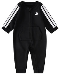 adidas Baby Boys French Terry Round Neck Long Sleeve Coverall