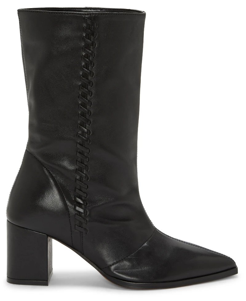 Vince Camuto Women's Lorrys Block-Heel Pointed-Toe Slouchy Boots