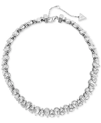 Guess Faceted Crystal Collar Necklace