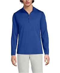 Lands' End Men's Unisex Rapid Dry Quarter Zip Pullover