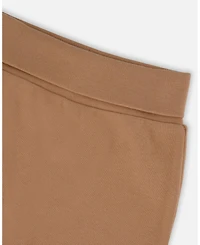 Deux par Baby Boy Cotton Evolutive Pants Brown with Bears