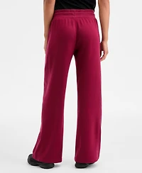 Id Ideology Women's Relaxed High-Rise Flare-Leg Fleece Pants, Macy's Exclusive