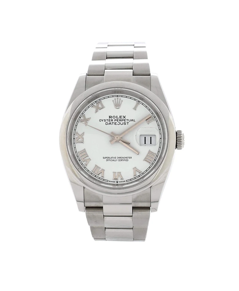Pre-Owned Rolex Oyster Perpetual Datejust Automatic Watch in Stainless Steel 36mm