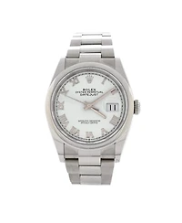 Pre-Owned Rolex Oyster Perpetual Datejust Automatic Watch in Stainless Steel 36mm