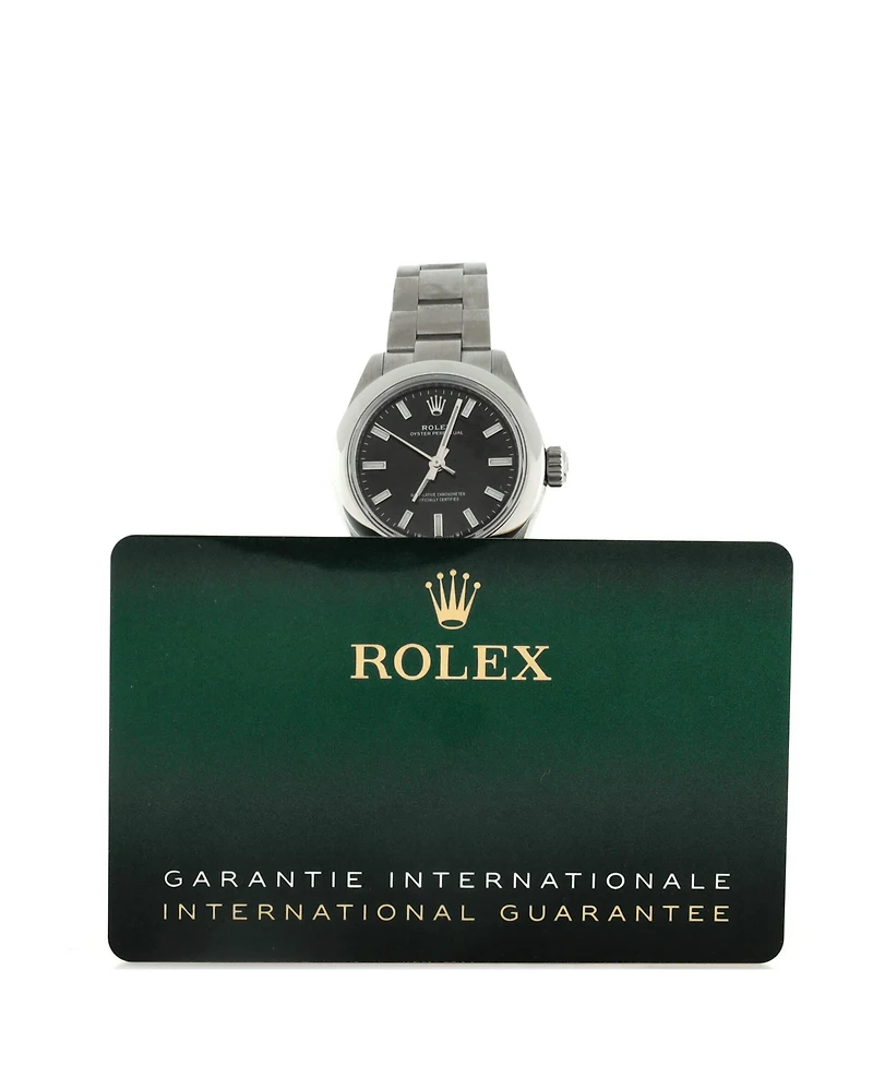Pre-Owned Rolex Oyster Perpetual Automatic Watch in Stainless Steel 28mm