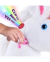 PonyCycle Ride-on Unicorn White Model U Size 4 for 4-7 Years