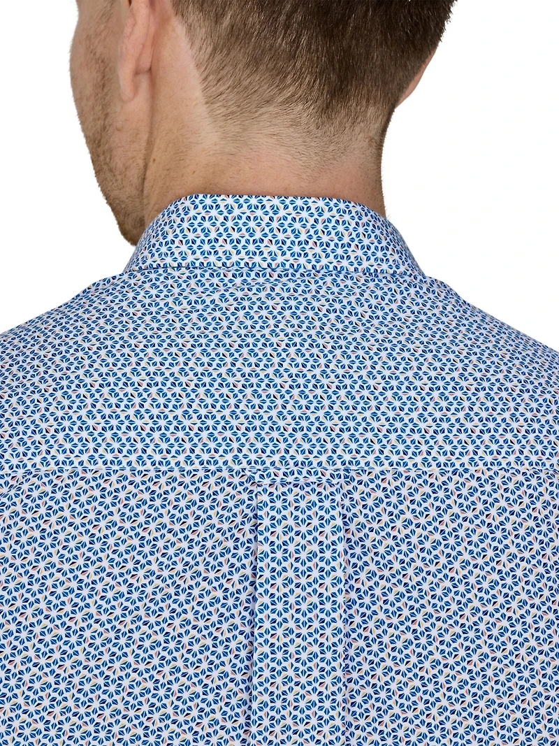 Raging Bull Short Sleeve Cotton Poplin Shirt