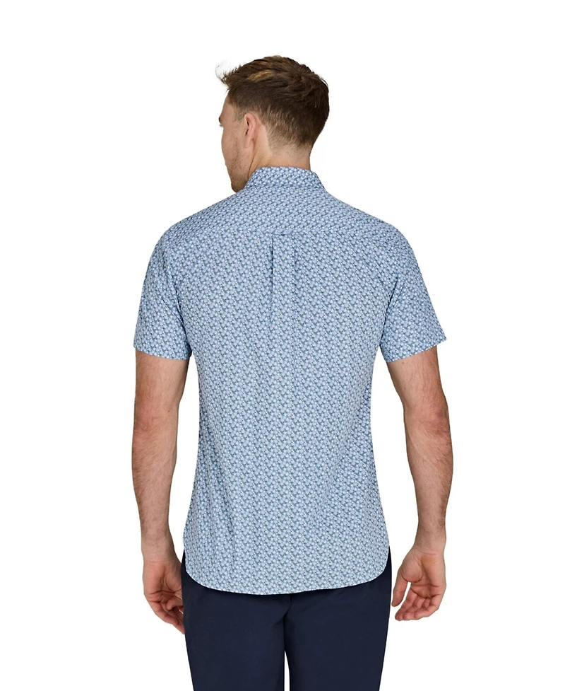 Raging Bull Men's Short Sleeve Cotton Poplin Shirt