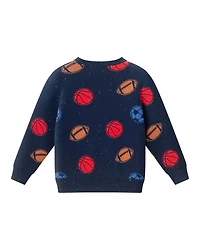 Andy & Evan Toddler/Child Boys Sports Print Sweater