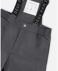 Deux par Boy Two-Piece Discover Snowsuit Dark Gray - Toddler|Child