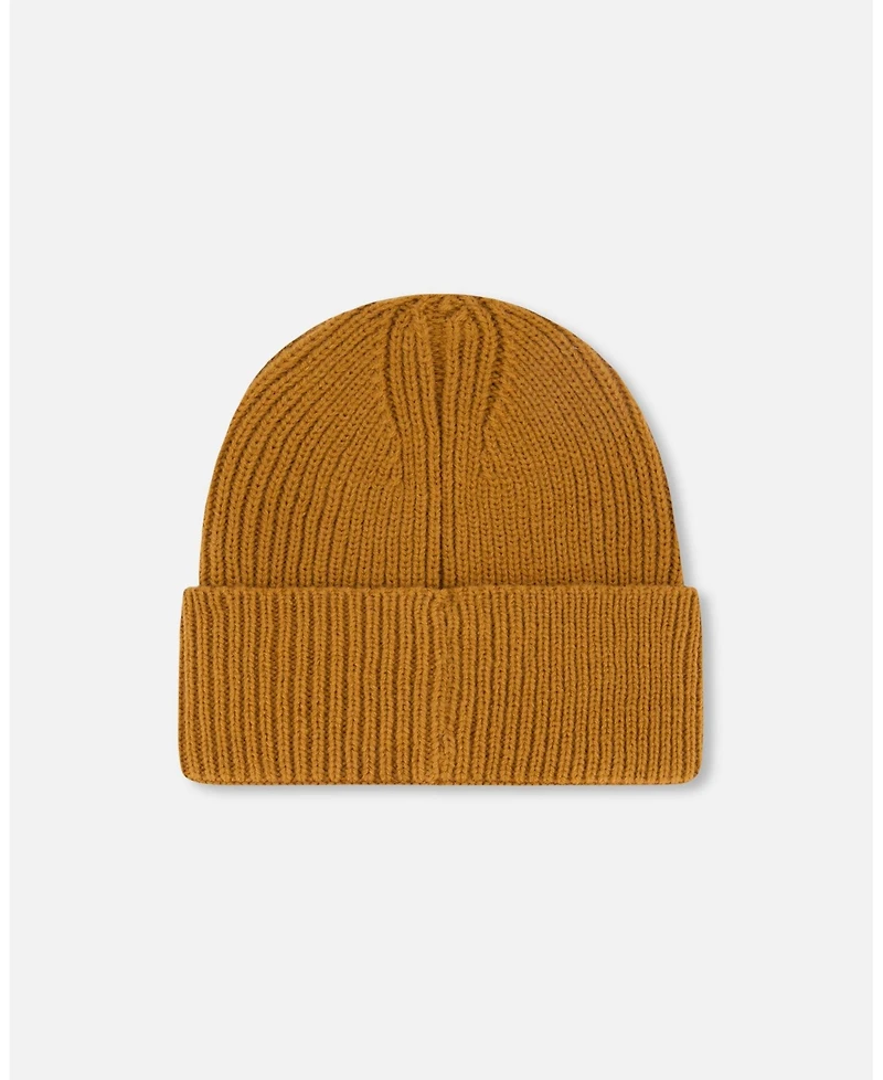 Deux par Boy Mid-Season Knit Hat Brown Pecan - Toddler|Child
