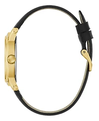 Guess Women's Black Gold Tone Analog Watch, 36mm