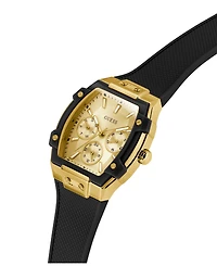 Guess Women's Black Gold Tone Multi-function Watch, 35mm