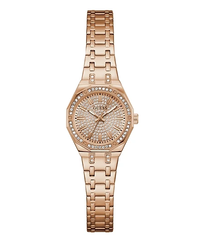 Guess Women's Rose Gold Tone Analog Watch, 25mm