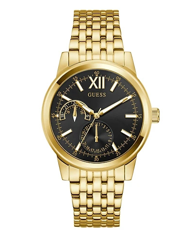 Guess Men's Gold Tone Multi-function Watch, 42mm