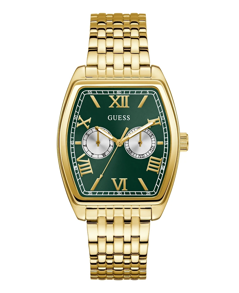 Guess Men's Gold Tone Multi-function Watch, 38mm