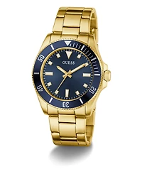 Guess Men's Gold Tone Analog Watch, 41mm