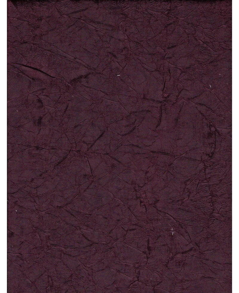 Kate Aurora Vesper Room Darkening Grommet Top Crinkled Satin Lined Single Window Curtain Panel - 63 in. Long Aubergine