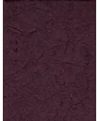 Kate Aurora Vesper Room Darkening Grommet Top Crinkled Satin Lined Single Window Curtain Panel - 63 in. Long Aubergine