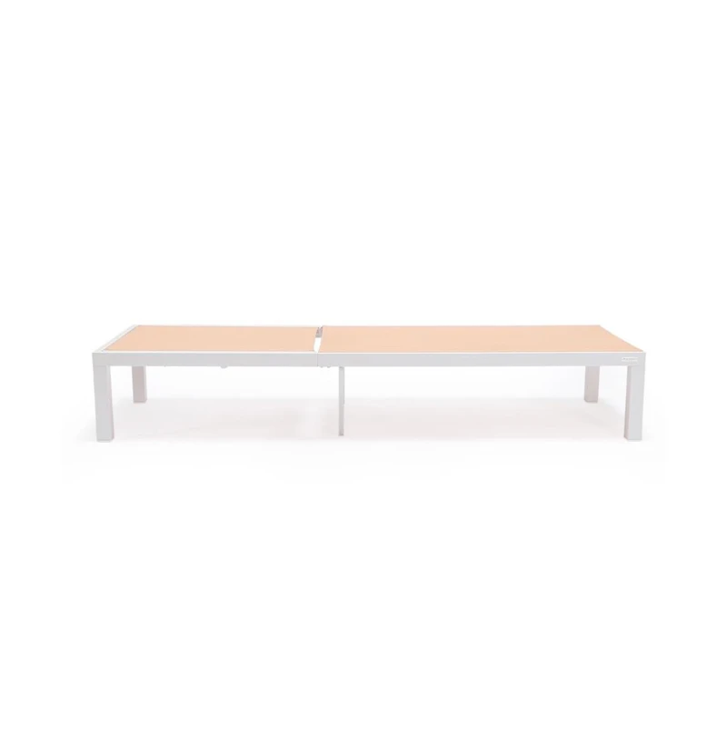 LeisureMod Marlin Patio Chaise Lounge Chair With Aluminum Frame