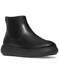 FitFlop Women's iQ-comff Leather Zip Ankle Booties