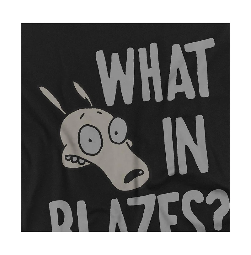 Logovision Men's Rocko's Modern Life What Blazes? T-Shirt