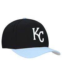 Mitchell & Ness Men's and Women's Black Kansas City Royals Basic Coop Pro Adjustable Hat