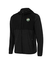 Antigua Men's Black Boston Celtics Sway Full-Zip Hoodie Jacket