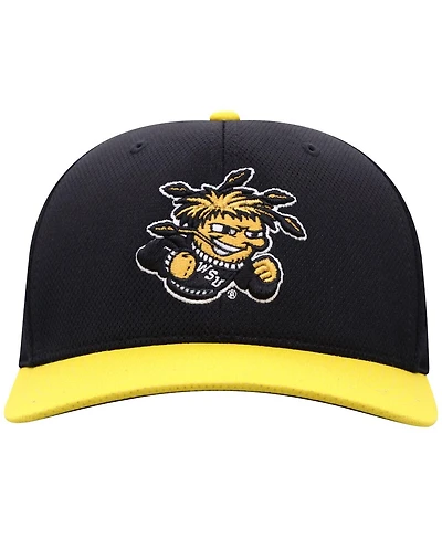 Top of the World Men's Black/Yellow Wichita State Shockers Reflex Two-Tone Flex Hat
