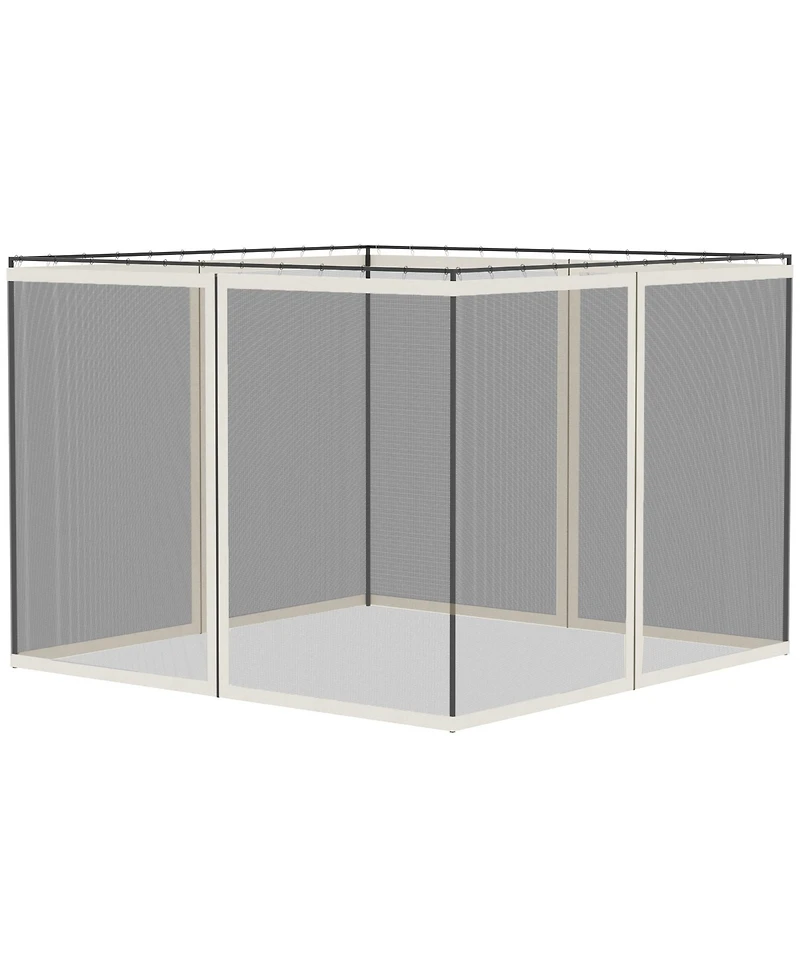 Outsunny 10' x 13' Replacement Netting for Patio Gazebo,