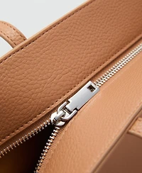 Mango Women's Double Handle Shopper Bag