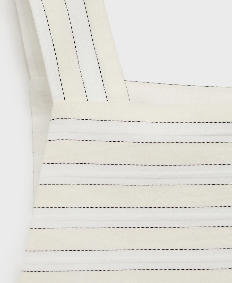 Mango Women's Striped Strapped Top