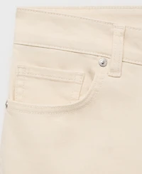 Mango Women's Sienna Flared Cropped Jeans