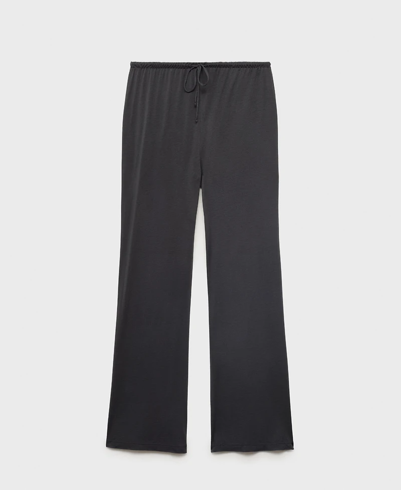 Mango Women's Micro-Modal Pajama Pants