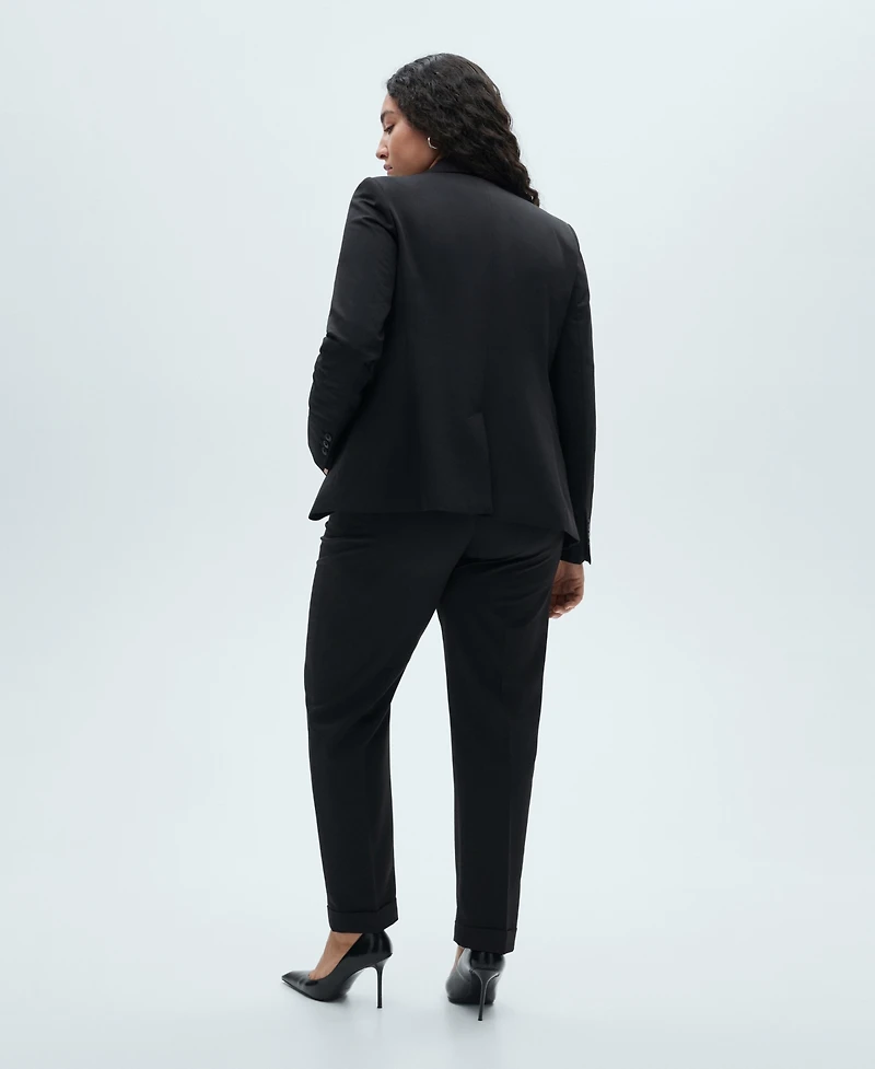 Mango Women's Straight Suit Pants