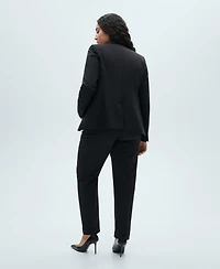 Mango Women's Straight Suit Pants