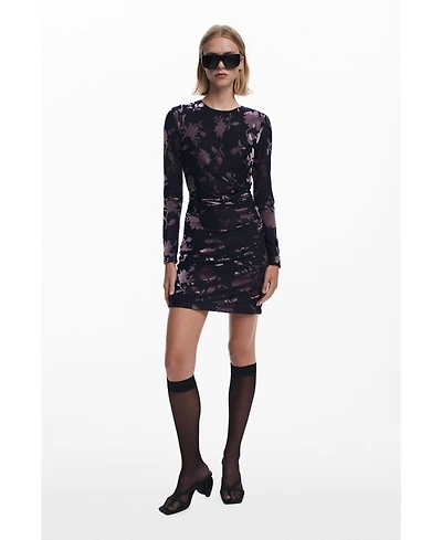 Desigual Women's Ruched mini dress