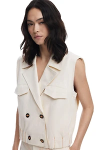 Desigual Women's Detachable trucker jacket