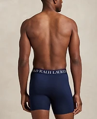 Polo Ralph Lauren Men's 3-Pack 4D-Flex Cooling Microfiber Boxer Briefs