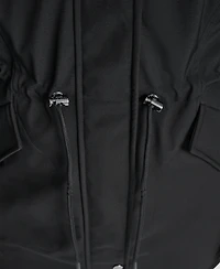 Dkny Women's Trim Hooded Anorak Puffer Coat