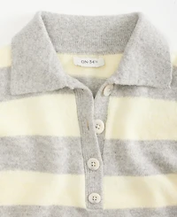 On 34th Women's Striped Rugby Sweater, Macy's Exclusive