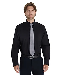 Club Room Men's Regular Fit Solid Dress Shirt, Macy's Exclusive