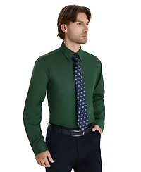 Club Room Men's Regular Fit Solid Dress Shirt, Macy's Exclusive