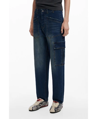 Desigual Women's Baggy jeans with pockets